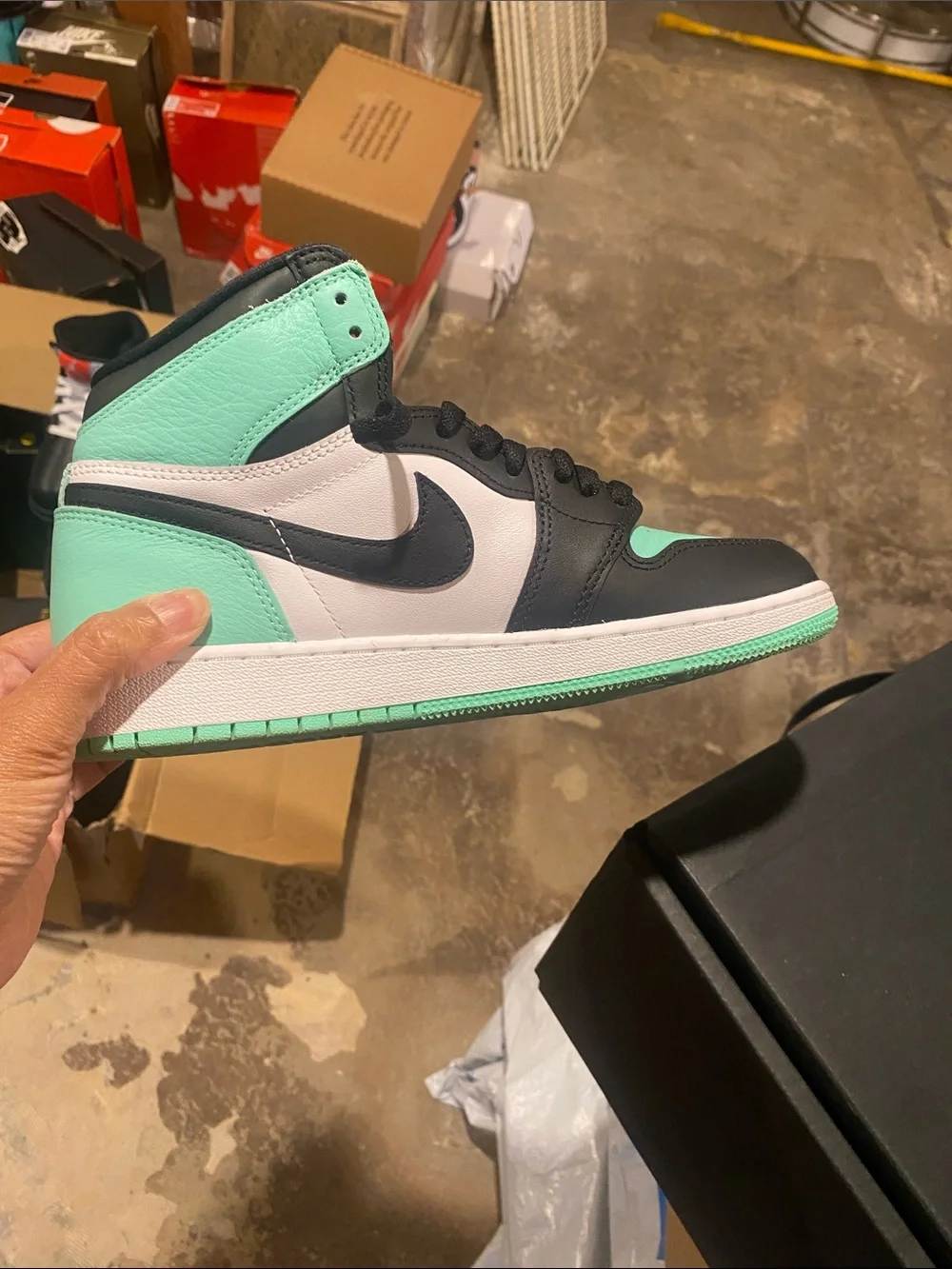 Nike Air Jordan 1 High Mint Black White
